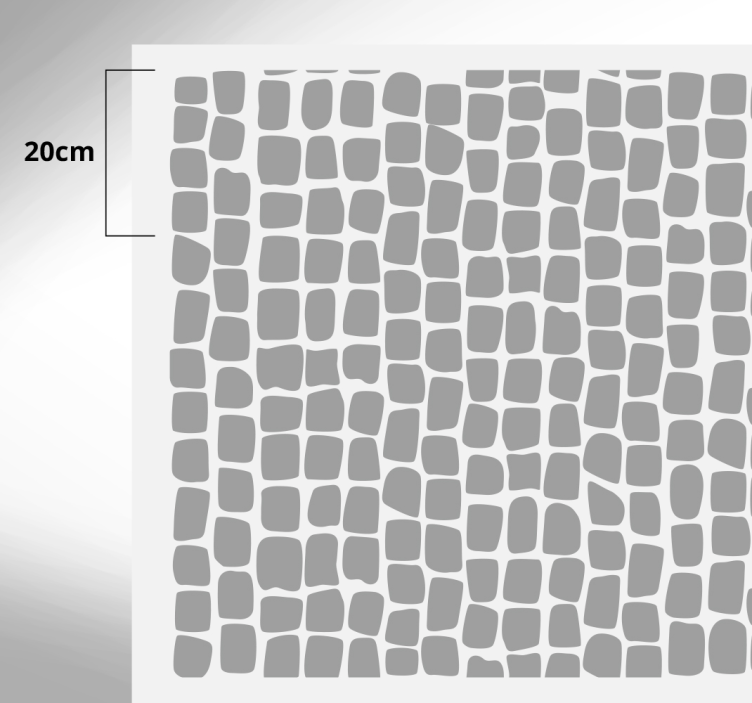 Monochrome Lattice tile carpet - TenStickers