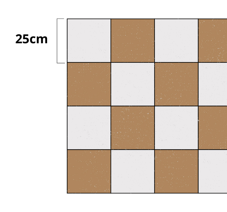 Checkerboard Pattern Decor kitchen mat - TenStickers