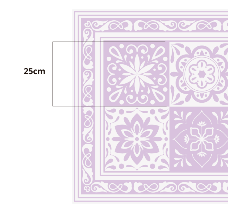 Mandala Elegance bathroom mat - TenStickers