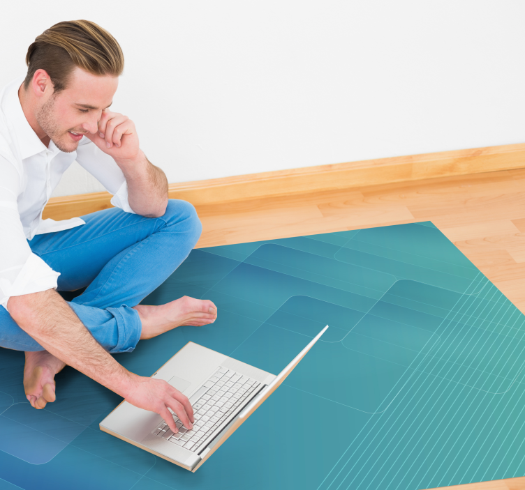 Abstract Geometric Strata modern rug - TenStickers