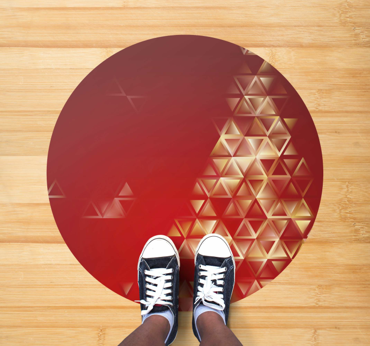Geometric Ombre Orb geometric rug - TenStickers