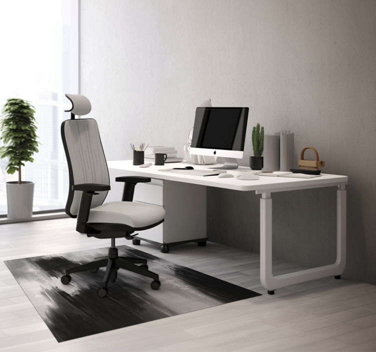 Abstract paint office vinyl carpet - TenStickers