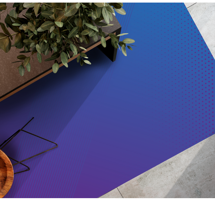 Abstract purple to blue mat - TenStickers