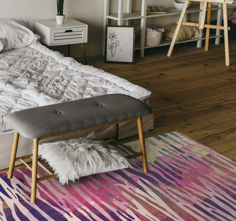 Abstract Striped Spectrum stripes rug - TenStickers