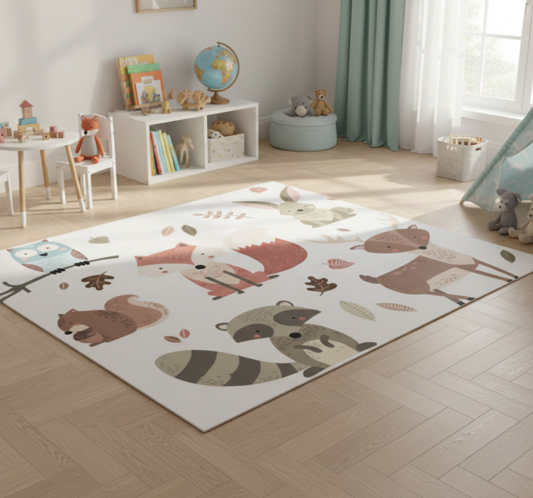 Animal mat in autumn style - TenStickers