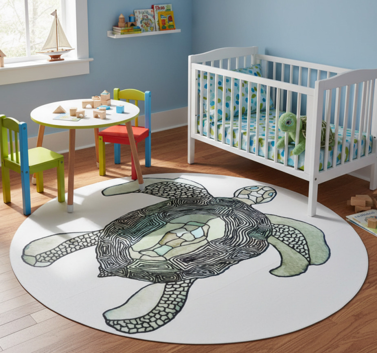 Animal mat classic turtle - TenStickers