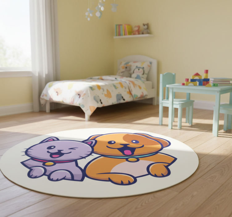 Animal mat for playful cats and dogs - TenStickers