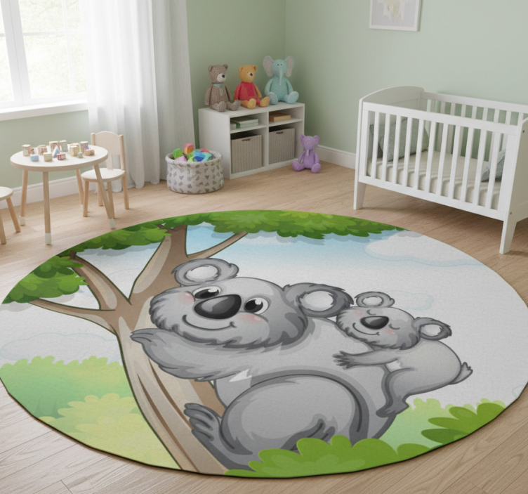 Animal mat mother and baby koala - TenStickers
