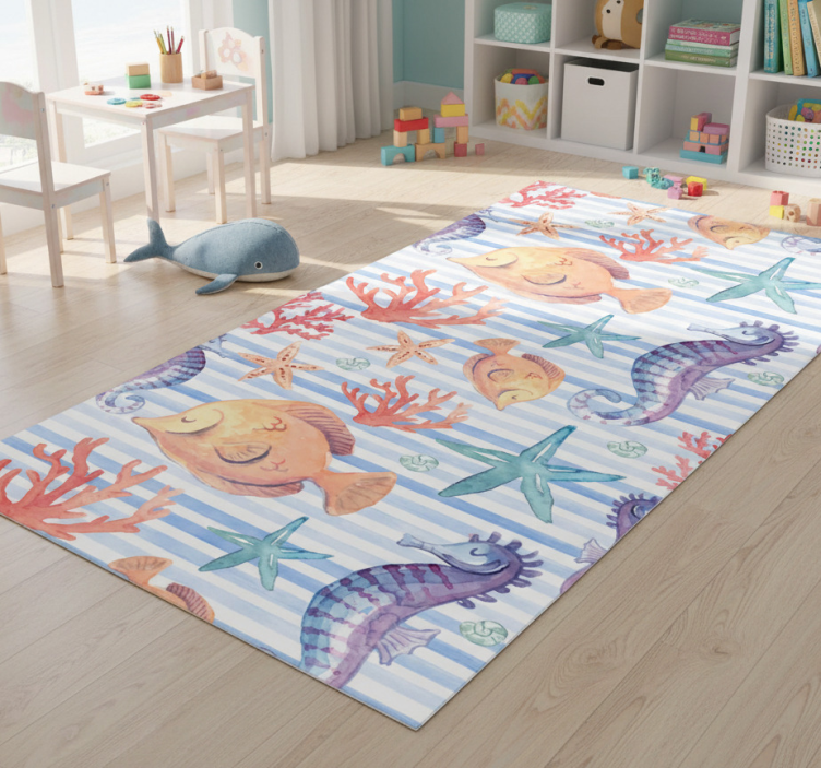 Animal mat ocean creature tiles - TenStickers