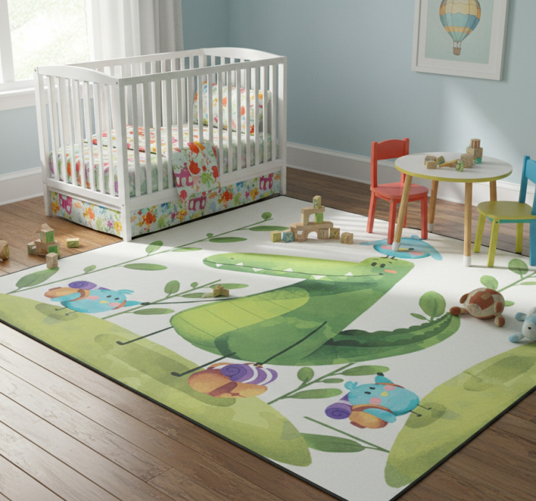 Animal mat lake animal friends - TenStickers