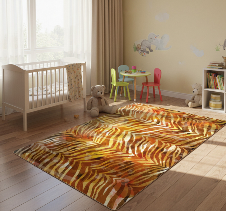 Animal mat zebra watercolor texture - TenStickers