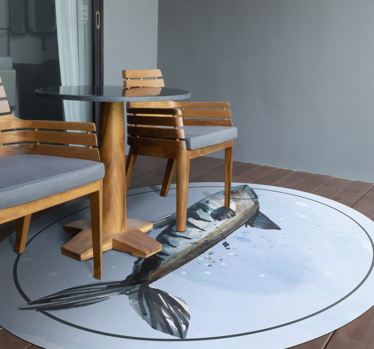 Aquatic Exploration animal mat - TenStickers