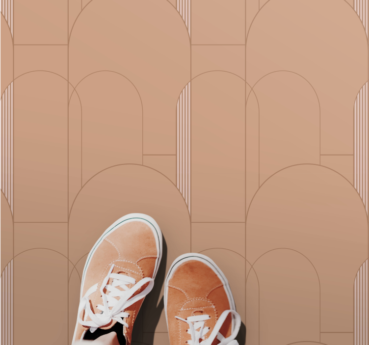 Arch Pattern Surface stripes rug - TenStickers