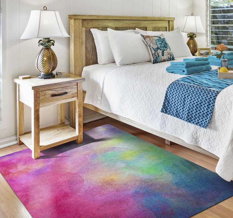 Art colours teen vinyl rug - TenStickers