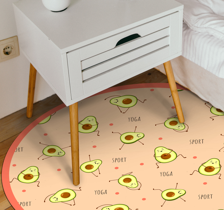 Avocado Activity Play kids carpet - TenStickers