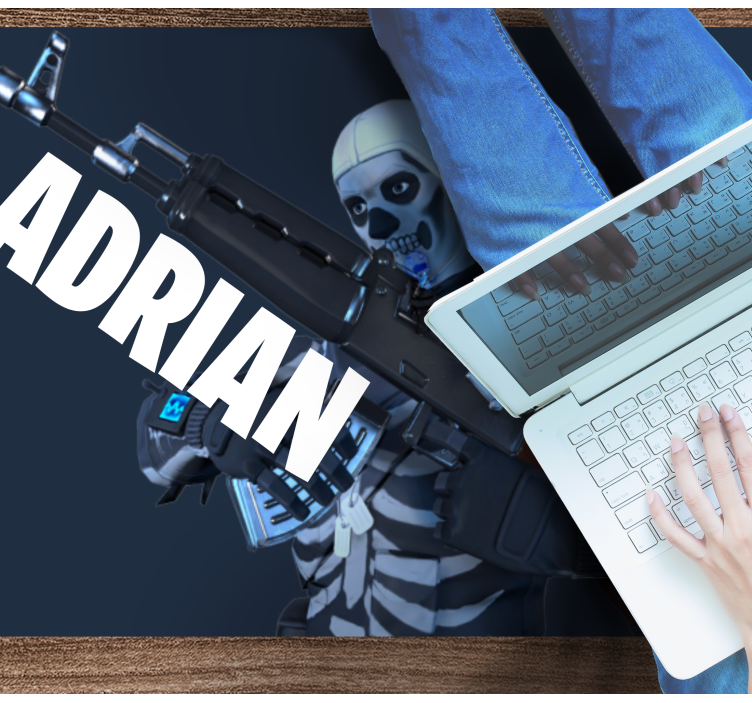 Custom game skeleton teenage bedroom rug - TenStickers