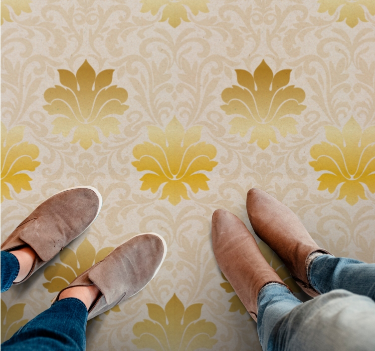 Baroque Pattern Elegance vintage rug - TenStickers