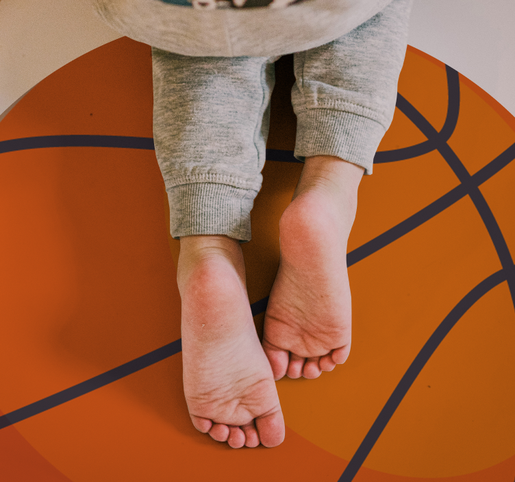Basketball teenage bedroom vinyl rug - TenStickers