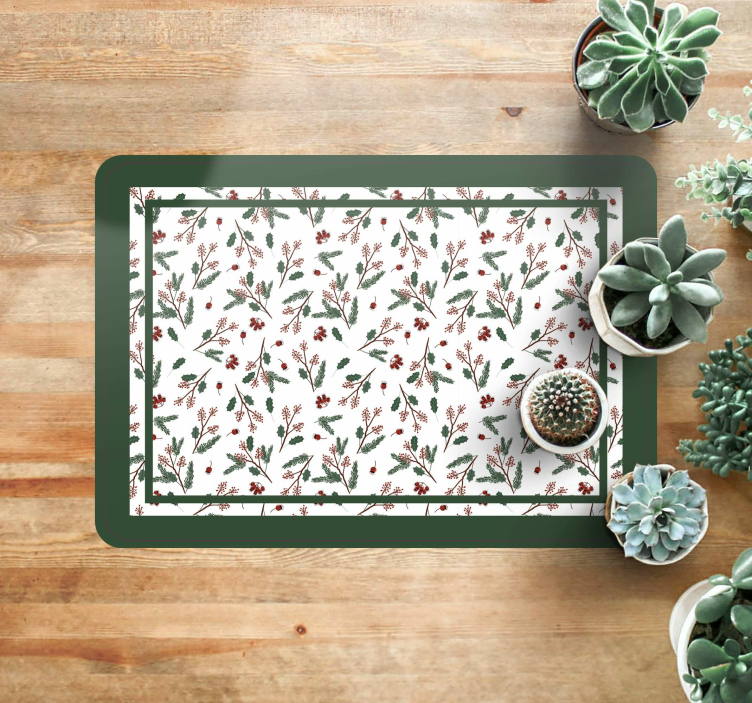 Botanical Garden floral rug - TenStickers