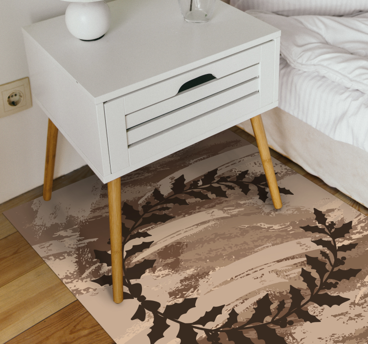Camouflage Elegance animal print rug - TenStickers