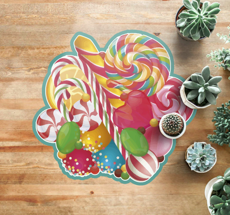 Candy Delight event carpet - TenStickers