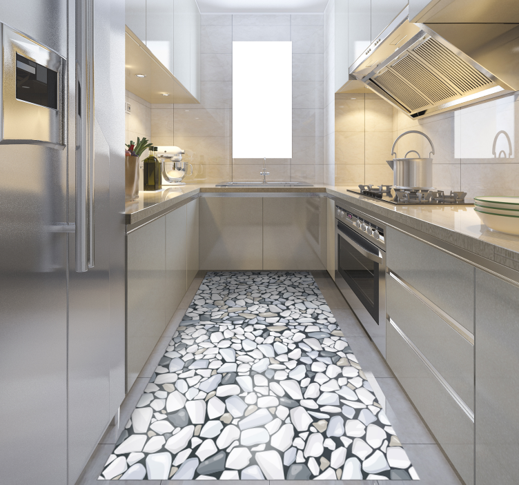 Cartoon Rocks nature vinyl rug - TenStickers