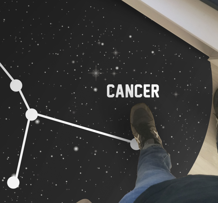 Celestial Constellation star rug - TenStickers