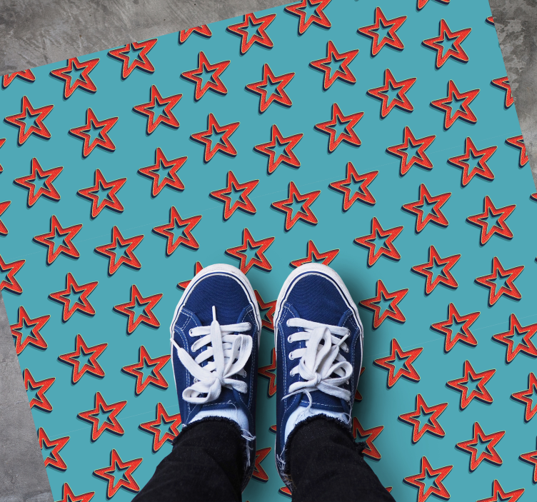 Celestial Inspiration star rug - TenStickers