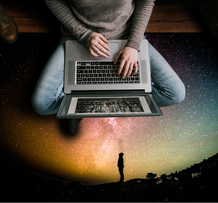 Celestial Landscape nature rug - TenStickers