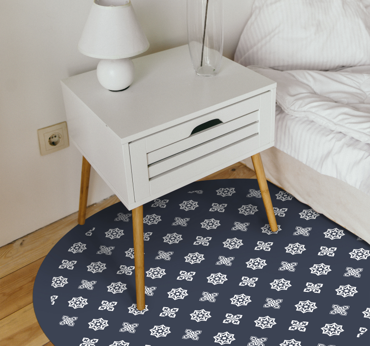 Celestial Patterns star rug - TenStickers
