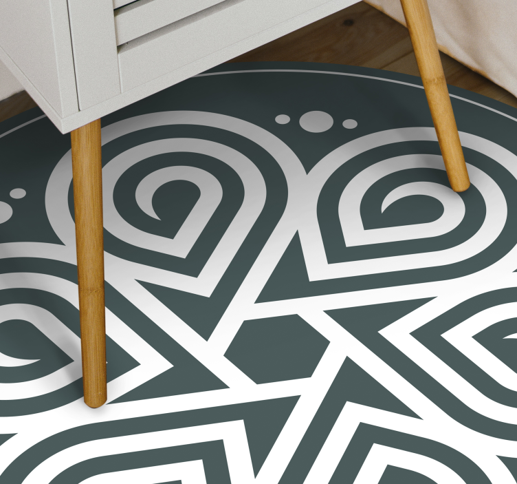 Celtic Circle mandala rug - TenStickers