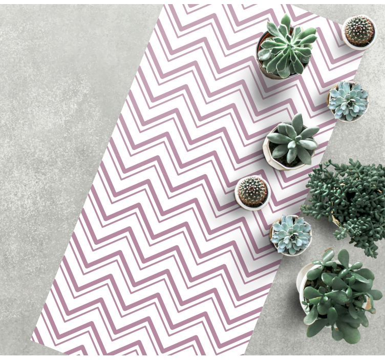 Chevron Zigzag Concept geometric rug - TenStickers