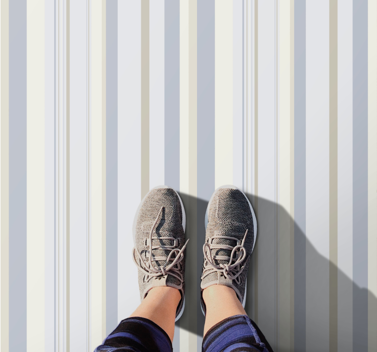 Chic Striped Motif stripes rug - TenStickers