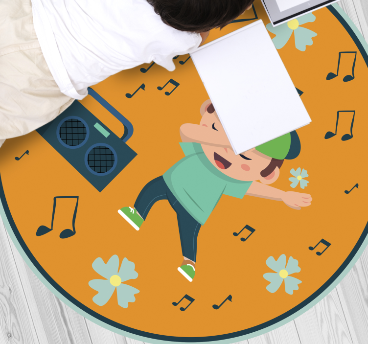 Children's Dance Imagery kids carpet - TenStickers