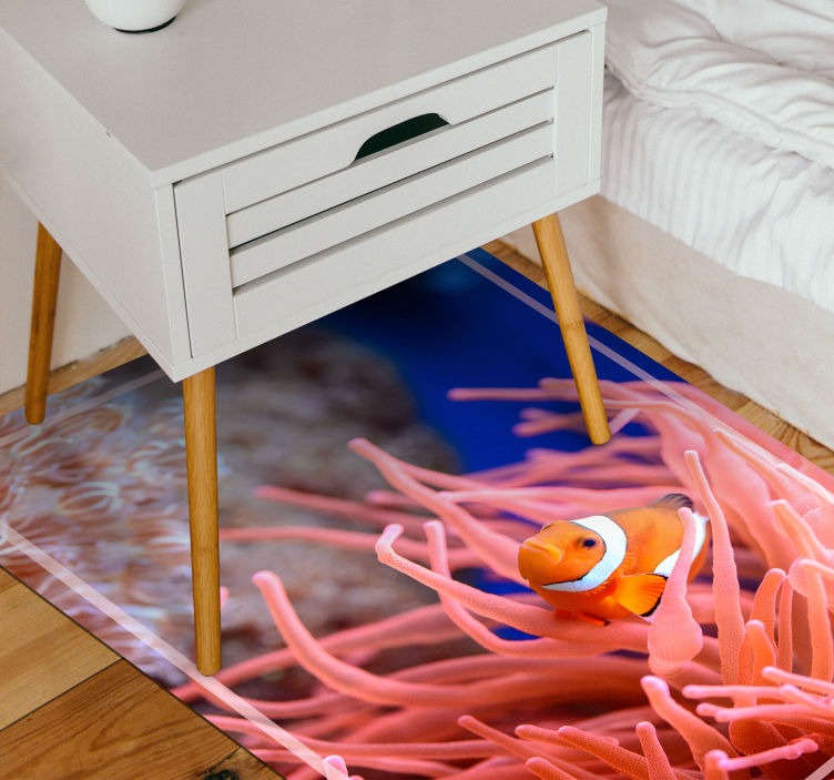 Clownfish animal vinyl rug - TenStickers