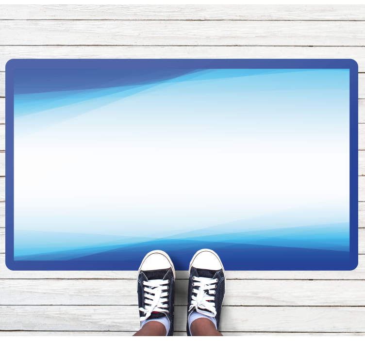 Cool Gradient Blend minimalistic rug - TenStickers