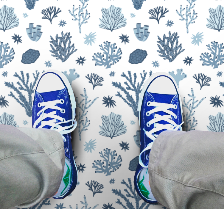 Coral Reef Pattern nature rug - TenStickers