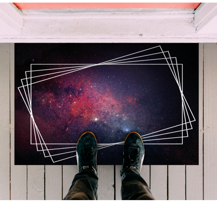 Cosmic Nebulae Patterns modern rug - TenStickers