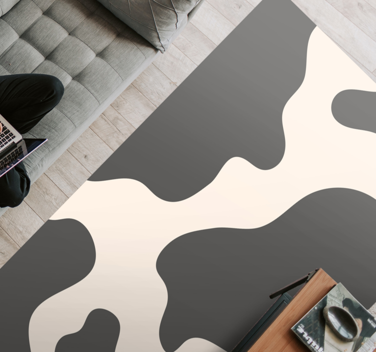 Classic cowhide animal print rug - TenStickers