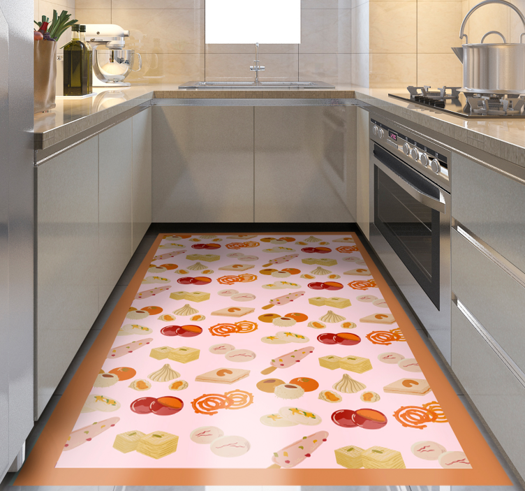 Culinary Theme kitchen mat - TenStickers