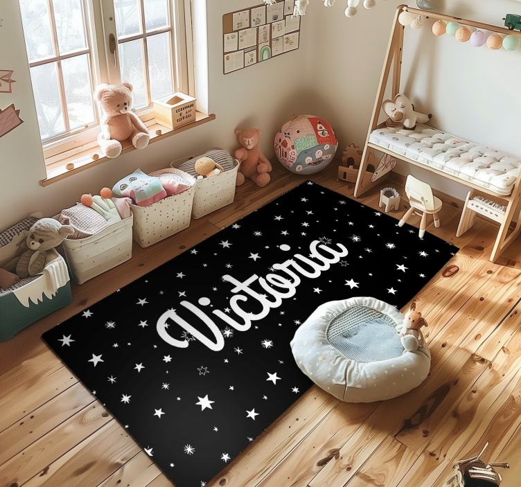 Custom starry custom floor mat - TenStickers