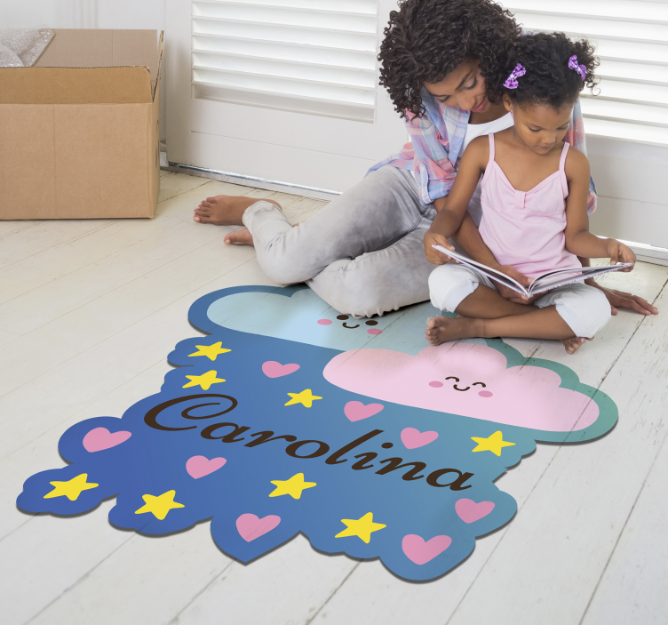 Customizable Cloud-Themed Design nursery rugs - TenStickers