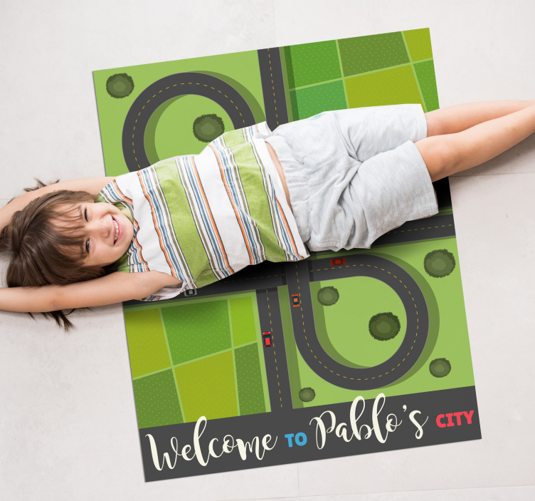 Customizable Playmap custom floor mat - TenStickers