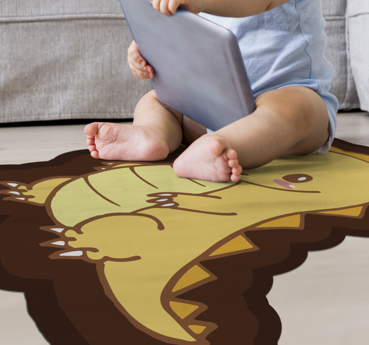 Cute dinosaur dinosaur kids carpet - TenStickers