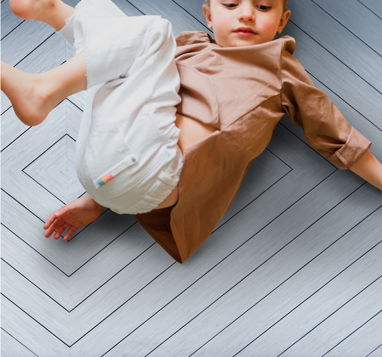 Diagonal line pattern modern rug - TenStickers