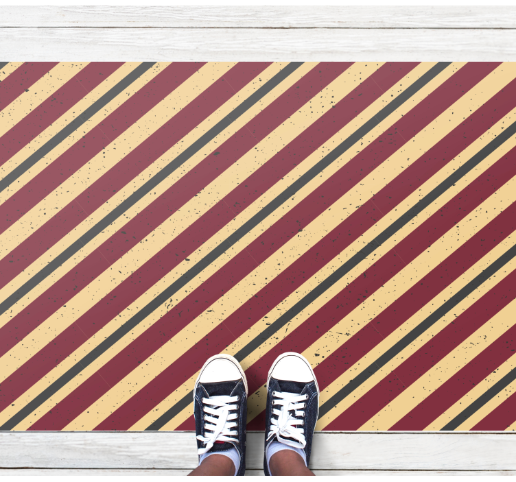 Diagonal abstract pattern stripes rug - TenStickers