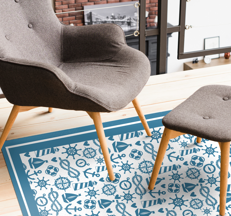 different sailor pictures tile carpet - TenStickers