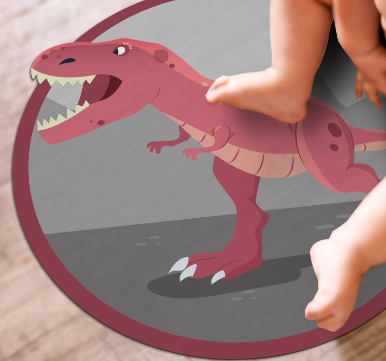 Dinosaur Playtime kids carpet - TenStickers