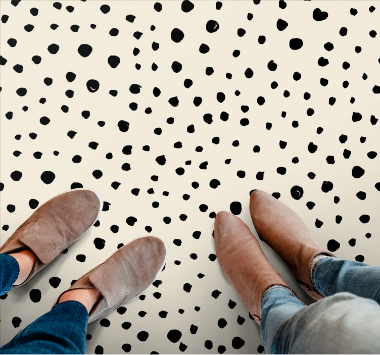 Dotted Pattern Style texture rug - TenStickers