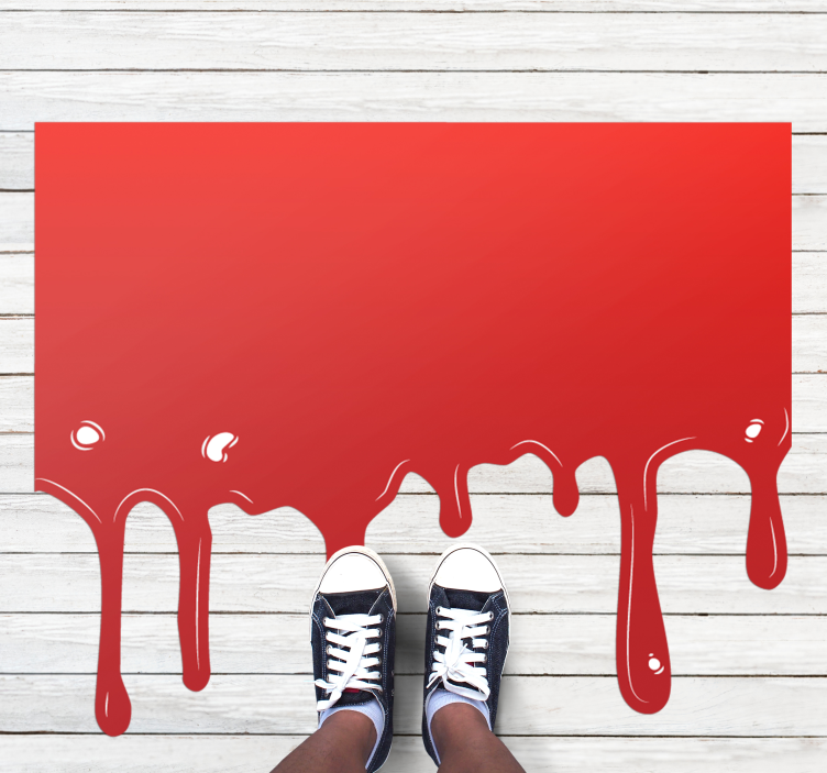 Dripping Paint halloween rugs - TenStickers